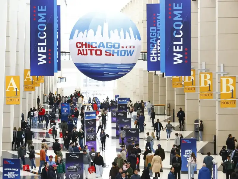 Chicago Auto Show — exhibit services by Purple Exhibits