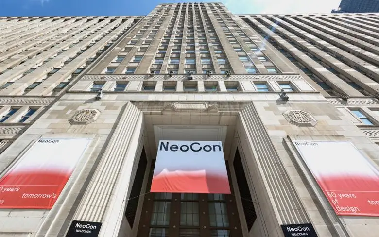 NeoCon trade show in Chicago — exhibit services by Purple Exhibits