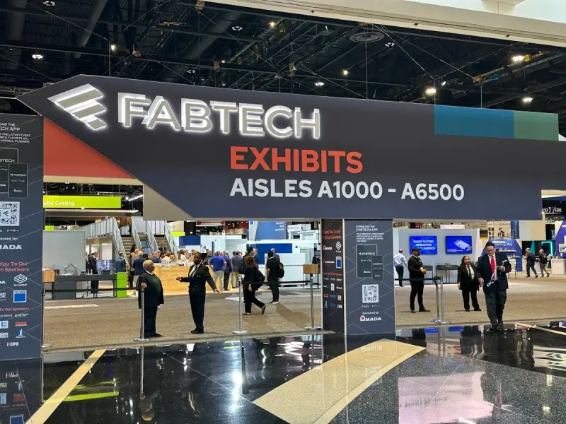 FABTECH trade show in Chicago — exhibit services by Purple Exhibits