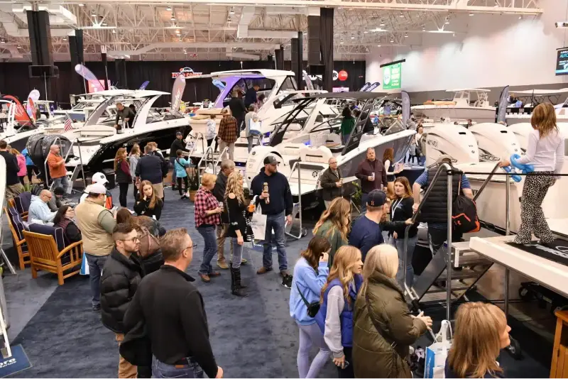 Cleveland Boat Show — trade show booth services by Purple Exhibits