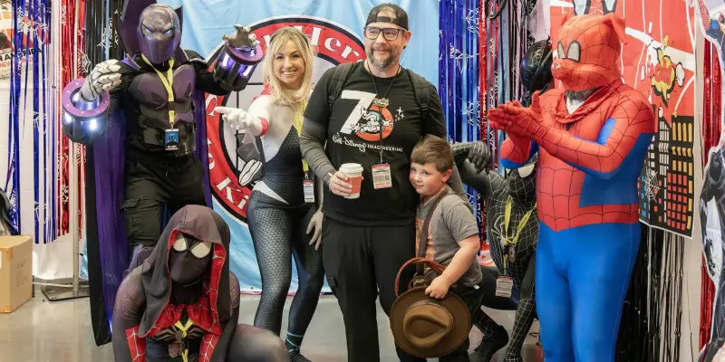 Fan Expo Cleveland — trade show booth services by Purple Exhibits