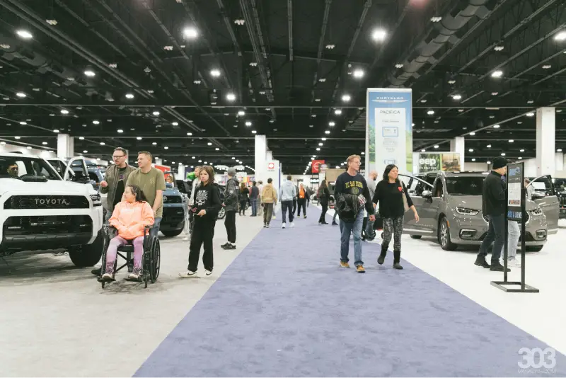 Denver Auto Show — trade show booth services by Purple Exhibits