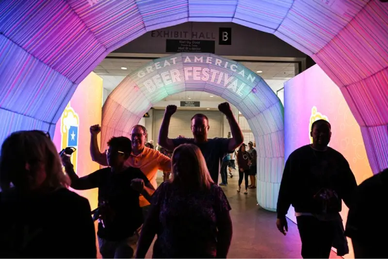 Great American Beer Festival (GABF) in Denver — trade show booth services by Purple Exhibits