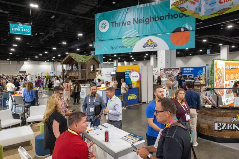 Newtopia Now in Denver — trade show booth services by Purple Exhibits