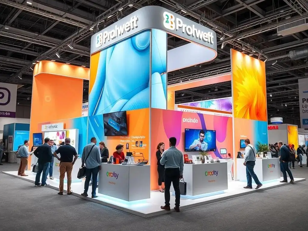 Backlit exhibit graphics
