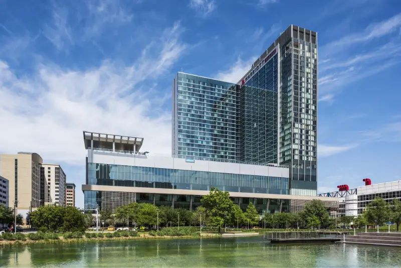 Houston Marriott Marquis — trade show booth services by Purple Exhibits