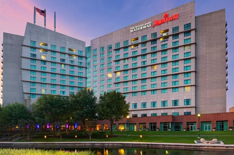 The Woodlands Waterway Marriott Hotel & Convention Center in Houston — trade show booth services by Purple Exhibits