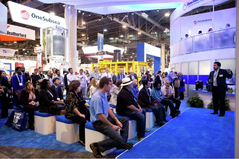 Offshore Technology Conference (OTC) in Houston — exhibit services by Purple Exhibits