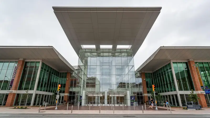 Indiana Convention Center in Indianapolis — trade show booth services by Purple Exhibits