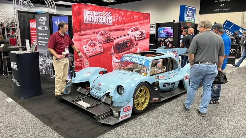 PRI Trade Show (Performance Racing Industry) in Indianapolis — exhibit services by Purple Exhibits