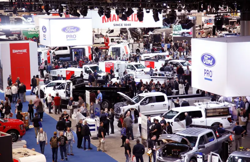 Work Truck Week in Indianapolis — exhibit services by Purple Exhibits