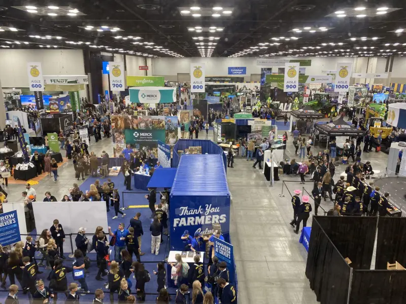 National FFA Convention & Expo in Indianapolis — exhibit services by Purple Exhibits