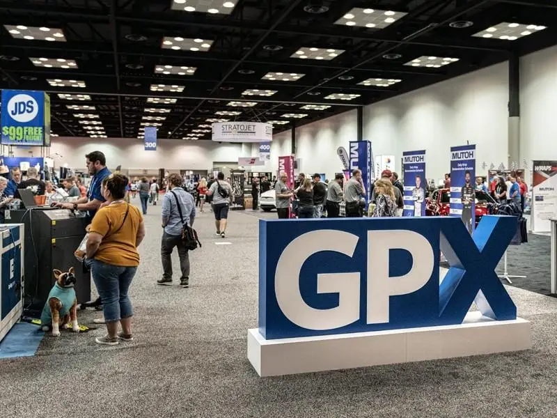 Graphics Pro Expo in Indianapolis — exhibit services by Purple Exhibits