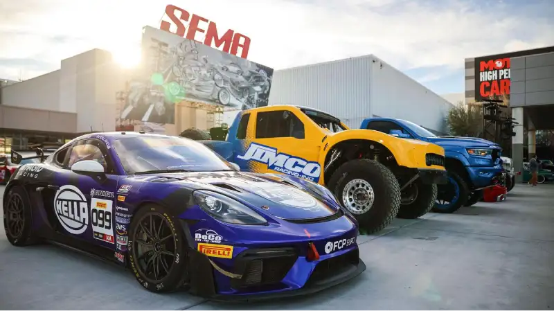 SEMA Show in Las Vegas — exhibit services by Purple Exhibits