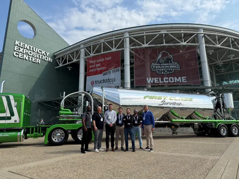 Mid-America Trucking Show (MATS) in Louisville — exhibit services by Purple Exhibits