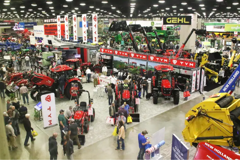 National Farm Machinery Show in Louisville — exhibit services by Purple Exhibits