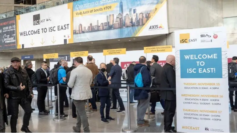 ISC East trade show in New York City — exhibit services by Purple Exhibits