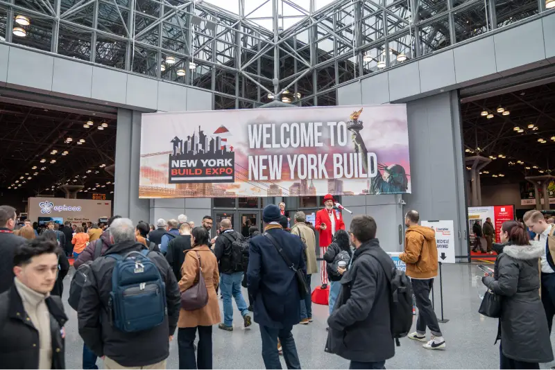 New York Build Expo in New York City — exhibit services by Purple Exhibits