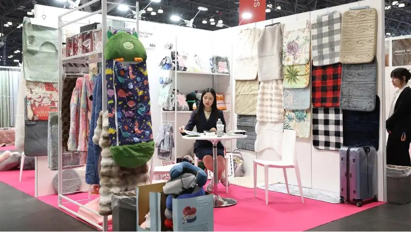 Home Textiles Sourcing Expo in New York City — exhibit services by Purple Exhibits