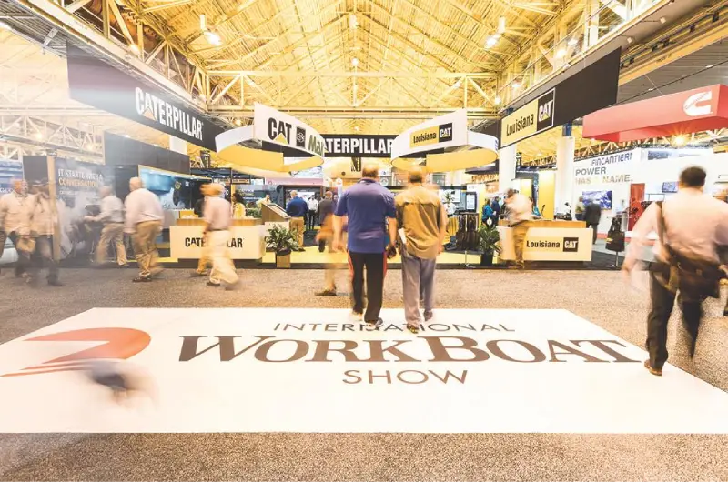 International WorkBoat Show in New Orleans — exhibit services by Purple Exhibits