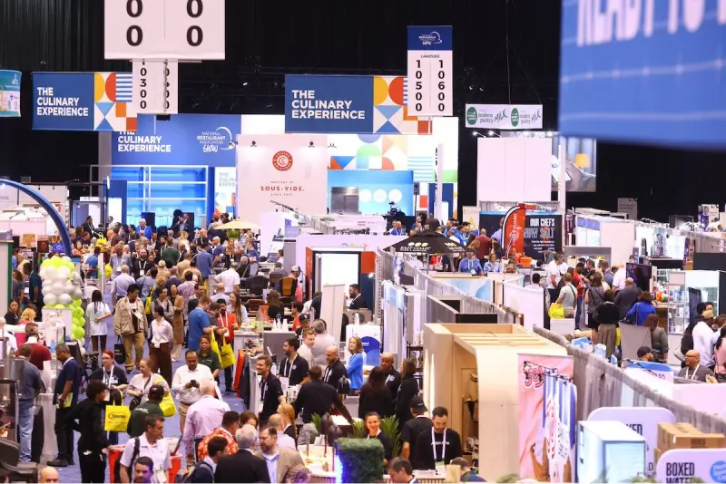 Louisiana Restaurant Association Expo in New Orleans — exhibit services by Purple Exhibits