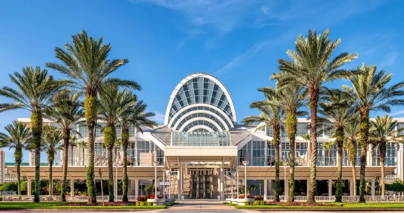 Orange County Convention Center in Orlando — trade show booth services by Purple Exhibits