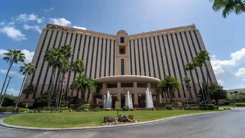Rosen Centre Hotel in Orlando — trade show booth services by Purple Exhibits
