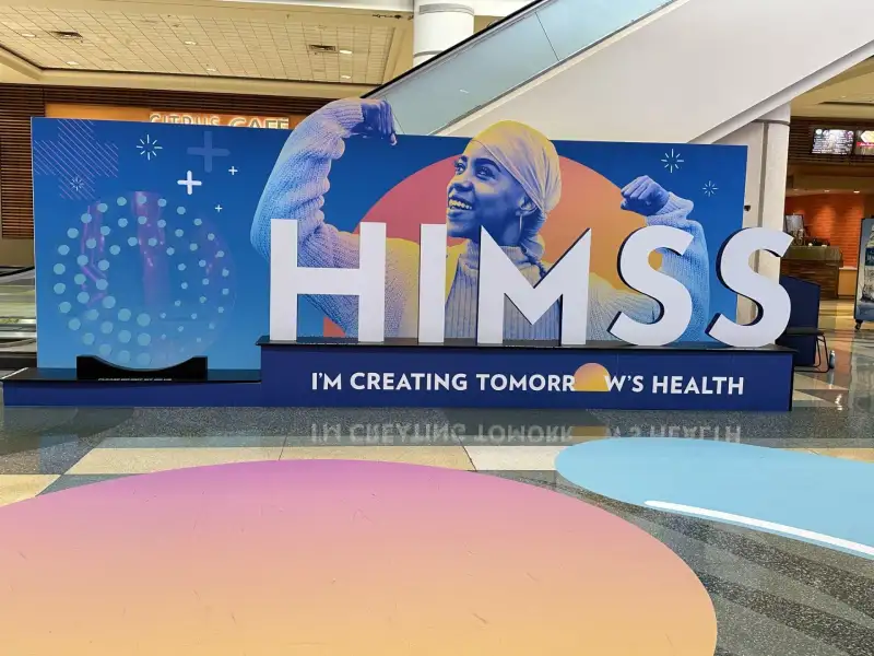 HIMSS Global Health Conference & Exhibition in Orlando — exhibit services by Purple Exhibits