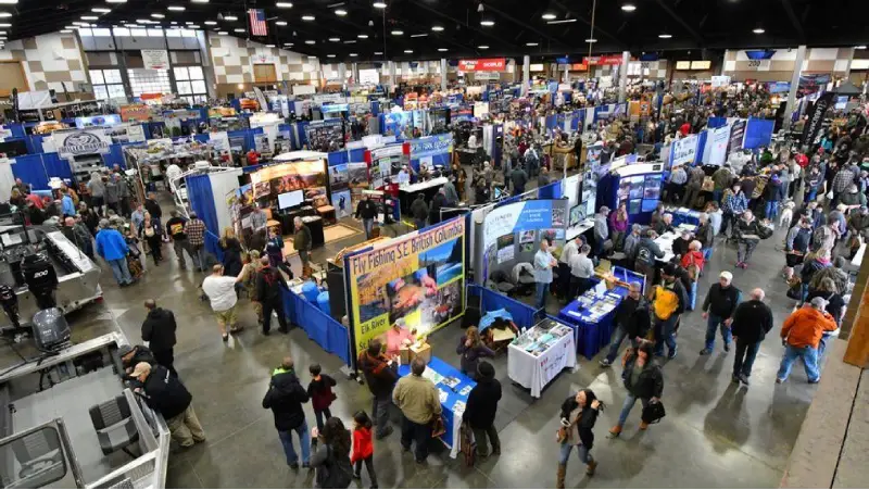 International Sportsmen's Expo in Phoenix — trade show booth services by Purple Exhibits