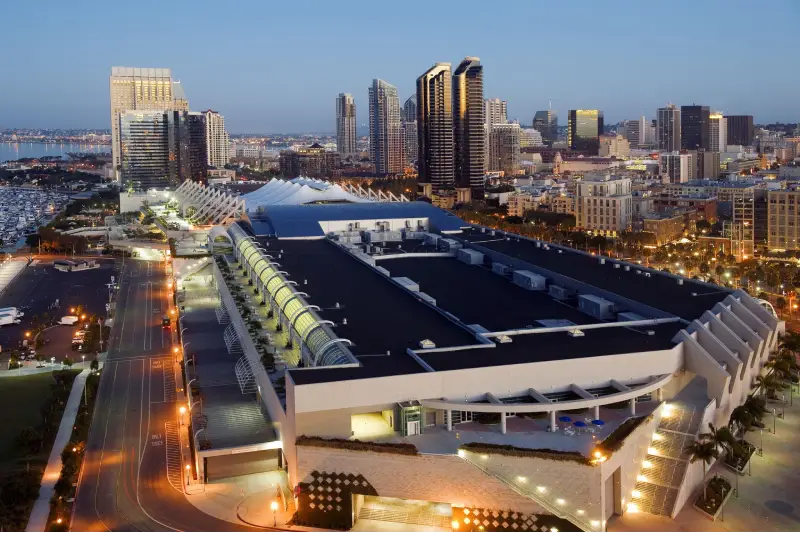 San Diego Convention Center — trade show booth services by Purple Exhibits