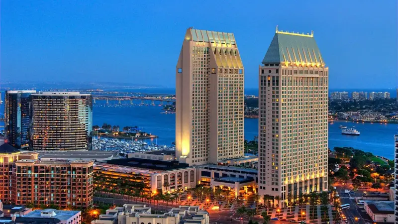 Manchester Grand Hyatt San Diego — trade show booth services by Purple Exhibits