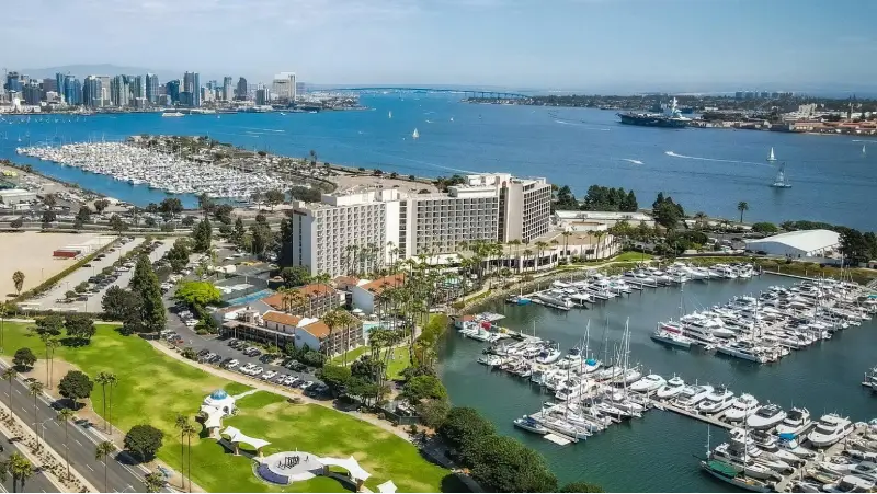 Sheraton San Diego Hotel & Marina — trade show booth services by Purple Exhibits