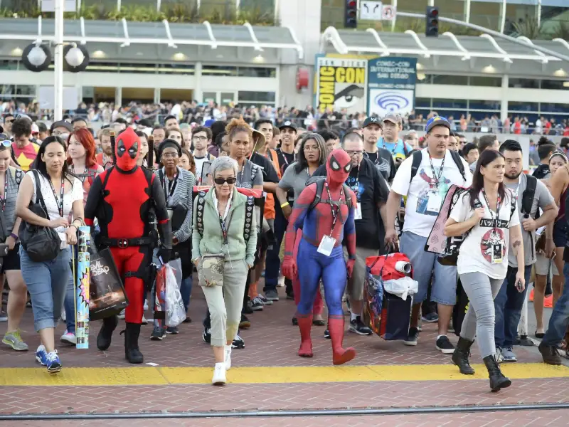 San Diego Comic-Con trade show — exhibit services by Purple Exhibits