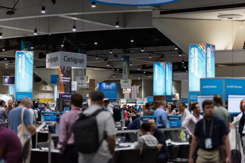 Esri International User Conference in San Diego — exhibit services by Purple Exhibits