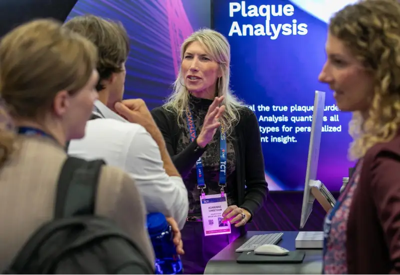TCT – Transcatheter Cardiovascular Therapeutics trade show in San Diego — exhibit services by Purple Exhibits
