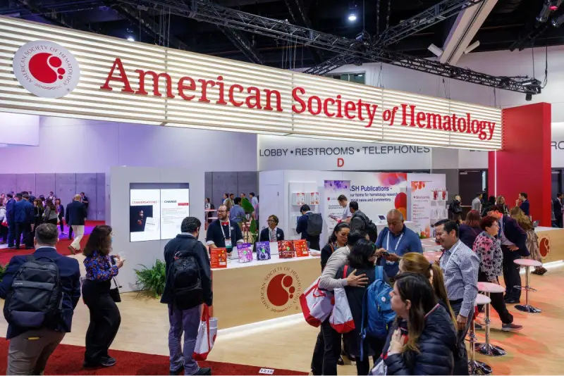 American Society of Hematology Annual Meeting in San Diego — exhibit services by Purple Exhibits