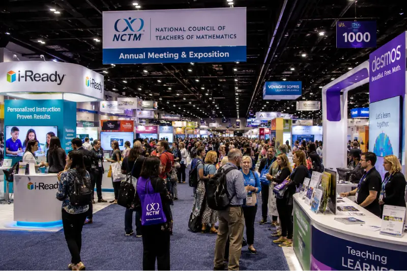 NCTM Annual Meeting & Exposition in San Diego — exhibit services by Purple Exhibits