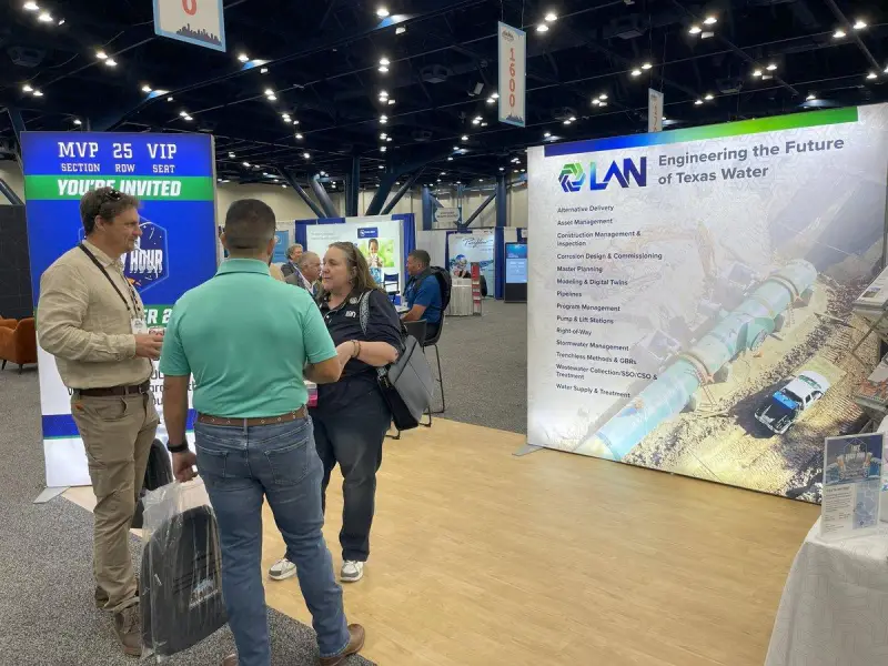 Texas Water Conference in San Antonio — exhibit services by Purple Exhibits
