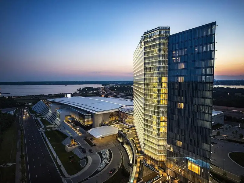 MGM National Harbor in Washington — trade show booth services by Purple Exhibits