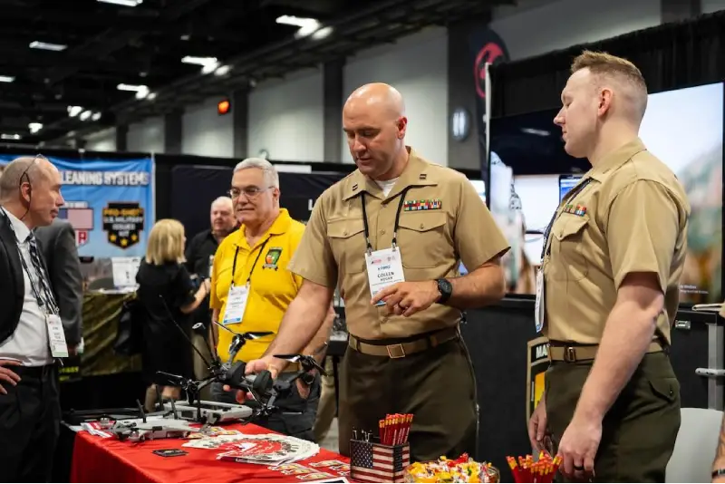 Modern Day Marine in Washington — trade show booth services by Purple Exhibits