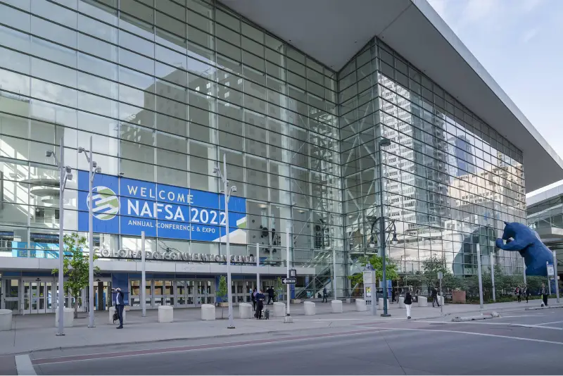 NAFSA Annual Conference & Expo in Washington — trade show booth services by Purple Exhibits