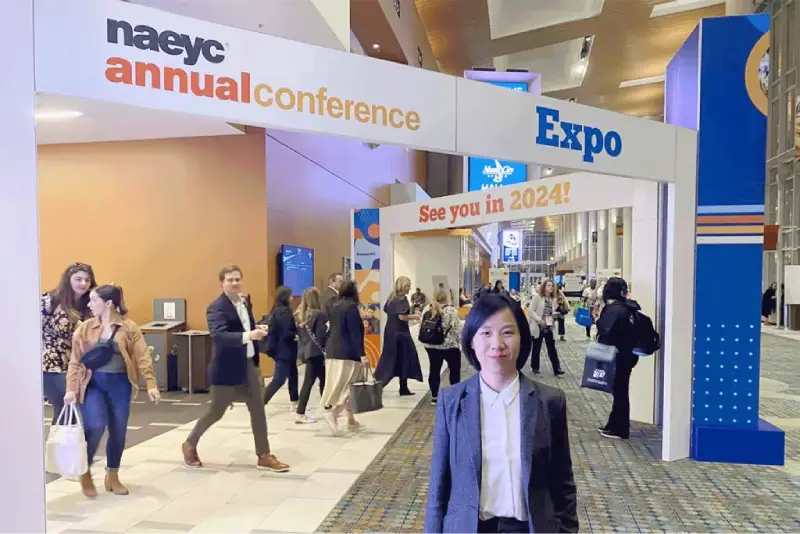 NAEYC Annual Conference & Expo in Washington — trade show booth services by Purple Exhibits