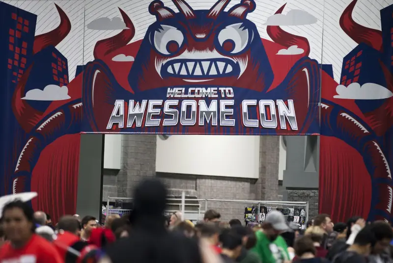 Awesome Con Washington — trade show booth services by Purple Exhibits