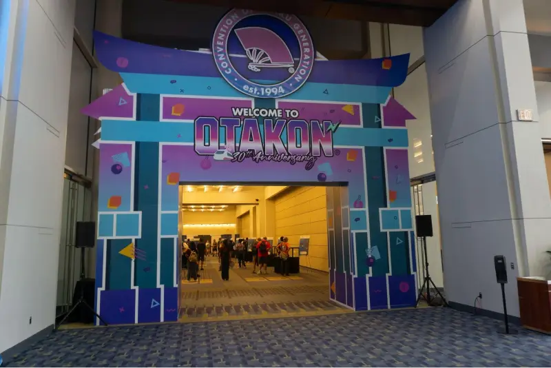 Otakon in Washington — trade show booth services by Purple Exhibits