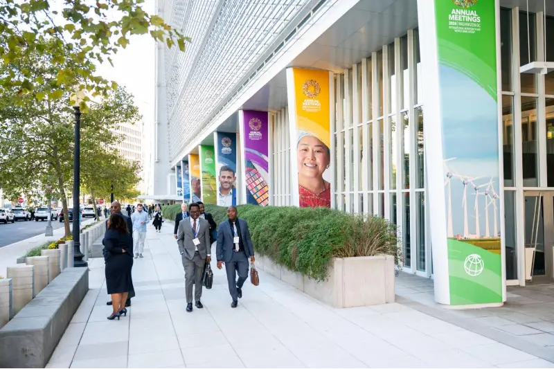 IMF & World Bank Annual Meetings in Washington — trade show booth services by Purple Exhibits