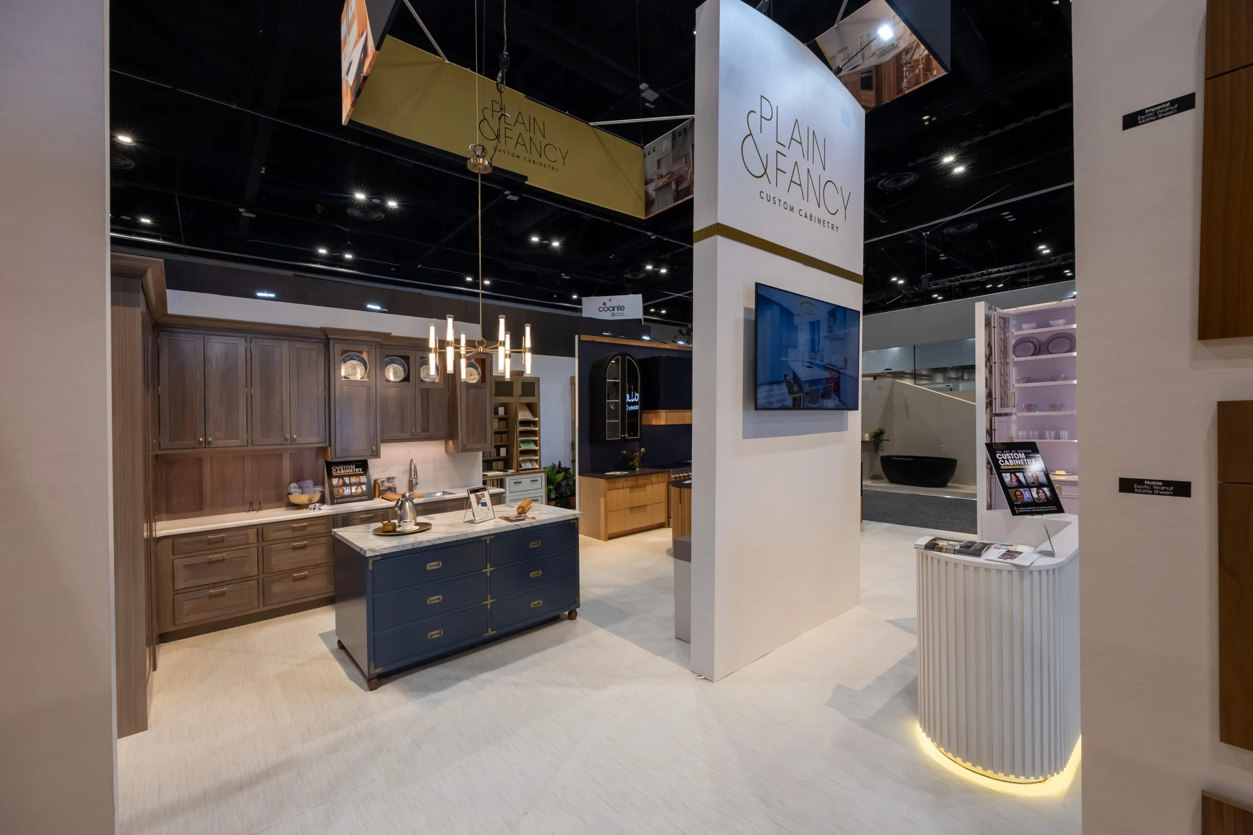 Plain & Fancy cabinetry presented in an immersive exhibit at KBIS 2026