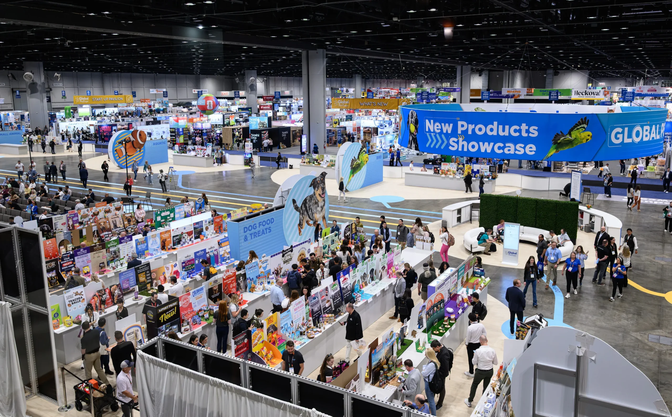 New Products Showcase display at Global Pet Expo in Orlando