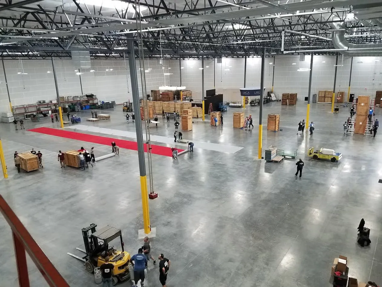 Professional trade show booth installation and dismantle service