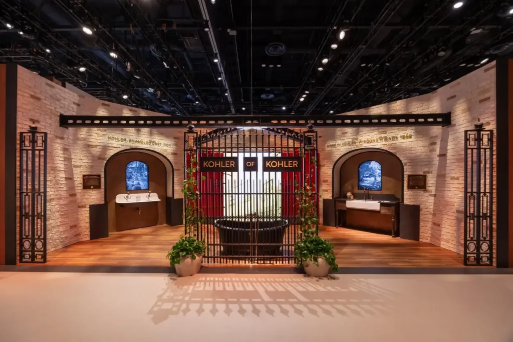 Award-winning Kohler kitchen and bath exhibit at KBIS 2026