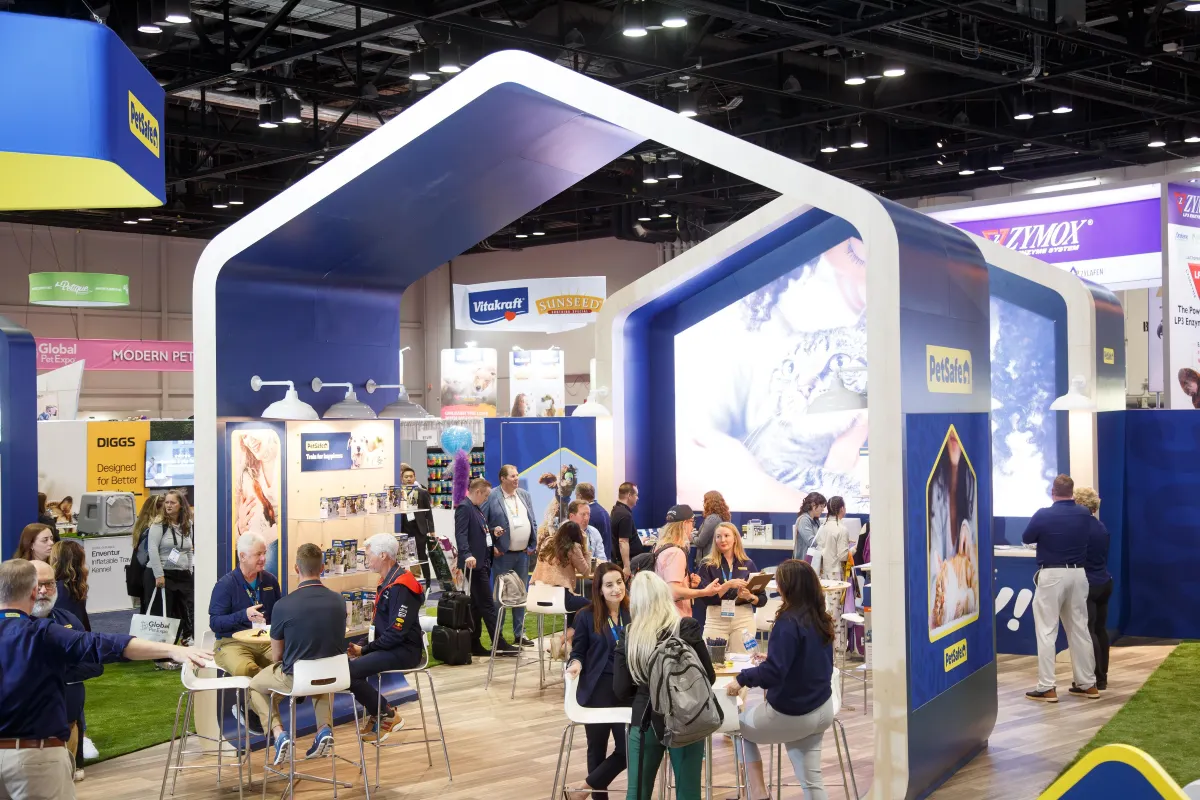 A Global Pet Expo Exhibit Booth Built to Be Discovered